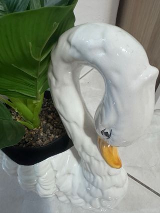 Vaso Ceramica Cigno