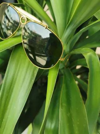 Occhiali Ray Ban Aviator Oro Lenti Verdi