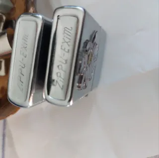 2 Accendini tipo Zippo con fiori Modello ZIPPU