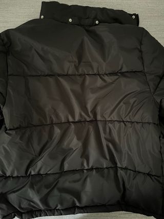 Plumífero ASOS Negro Talla M Capucha Extraíble