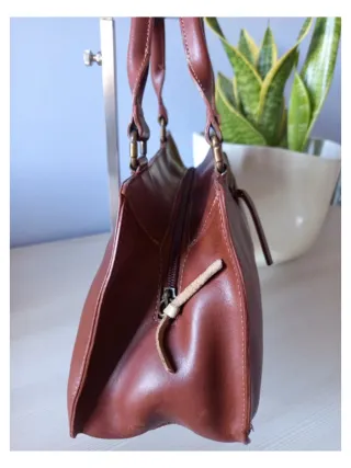 Borsetta Grimani vera Pelle Marrone