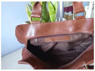 Borsetta Grimani vera Pelle Marrone