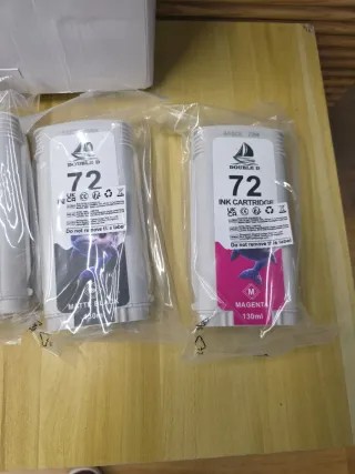 Cartuchos de Tinta DOUBLE D 72 (6uds)