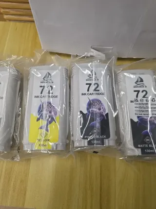 Cartuchos de Tinta DOUBLE D 72 (6uds)