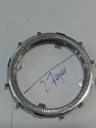 Breitling Bisel Cockpit Plata.