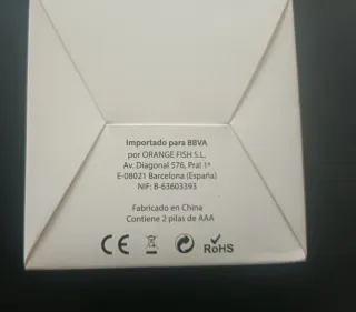 Altavoz Bluetooth Portátil Azul y Blanco