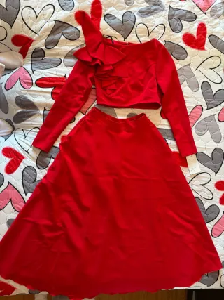 Conjunto 2 Piezas Rojo de Juan Bernal.