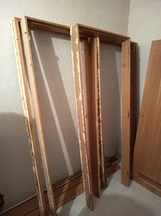 Puertas de madera sin estrenar