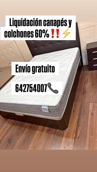 Liquidación canapés y colchones 60%