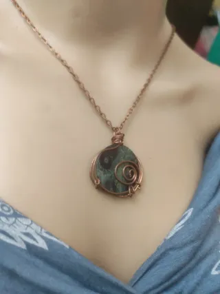 Collana Diaspro Kambaba Naturale