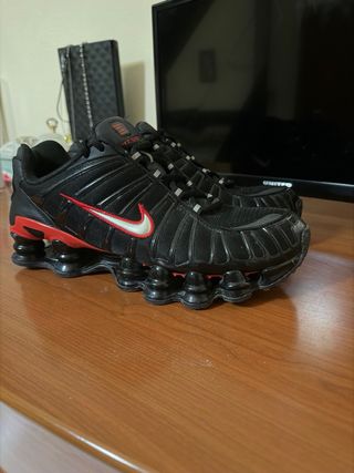 Nike Shox TL Scarpe Uomo Nero Rosso