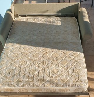 Sofá Cama Beige 190x135cm