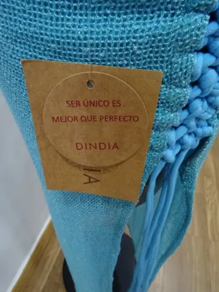 Falda turquesa estampado étnico Blockprint India