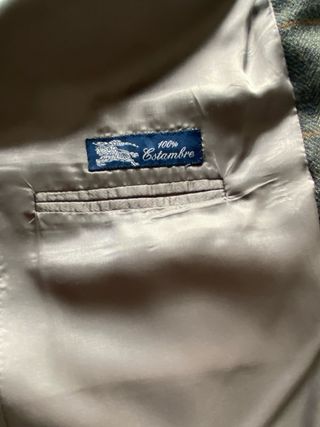 Americana Burberrys Gris Talla 52