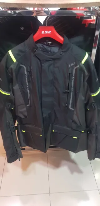 Chaqueta Moto LS2 Narvik Hombre Amarilla