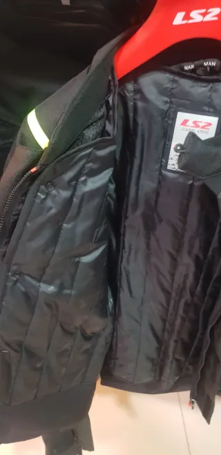 Chaqueta Moto LS2 Narvik Hombre Amarilla