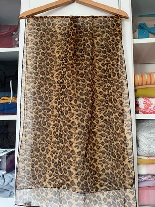 Foulard estampado animal print