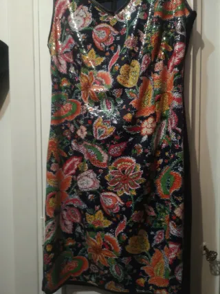 Vestido lentejuelas T40