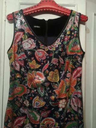 Vestido lentejuelas T40