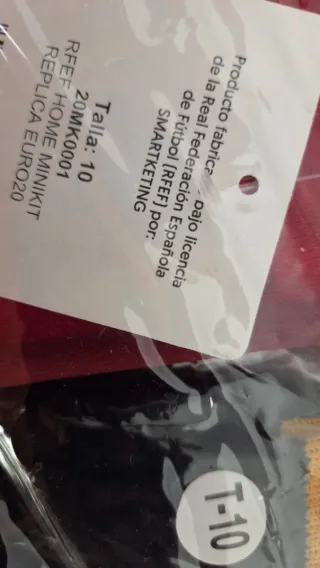 Equipación España RFEF Talla 10