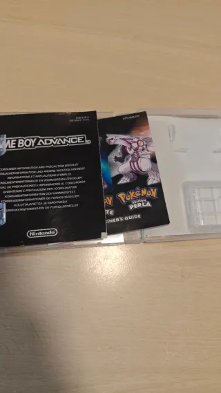 Scatola e manuale Pokémon Perla per Nintendo DS