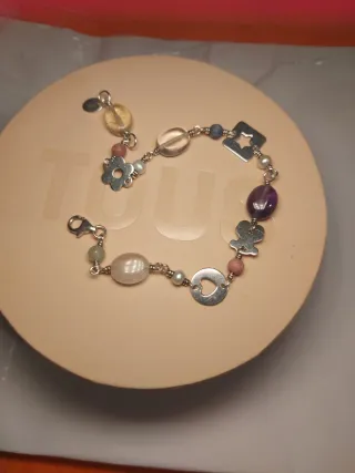 Pulsera Tous Plata y Gemas