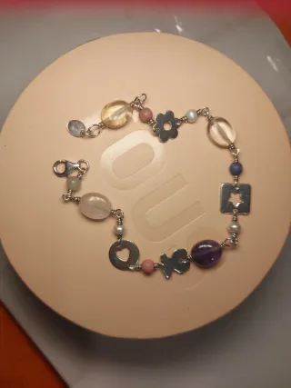 Pulsera Tous Plata y Gemas