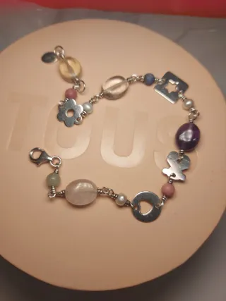 Pulsera Tous Plata y Gemas