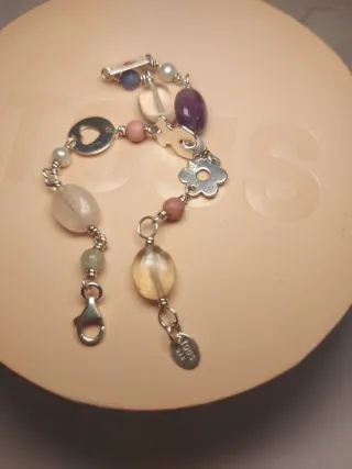 Pulsera Tous Plata y Gemas