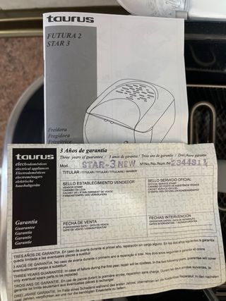 Freidora Taurus Star 3