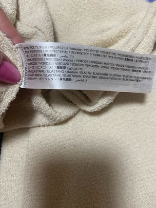 Pantalón de punto Mango Talla L