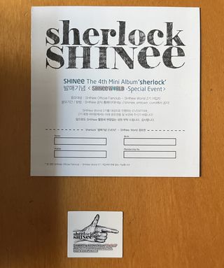 SHINee Sherlock The 4th Mini Album CD - KEY vers. em segunda mão