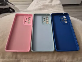 Samsung Galaxy A53 5G Azul + tres fundas