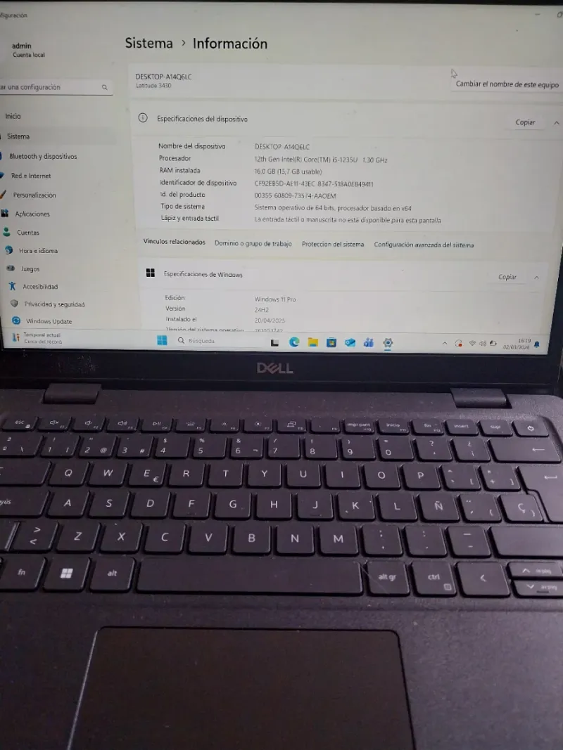 Dell Latitude 3430 Portátil Negro afbeelding 4
