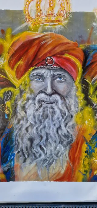 Mural urbano de casi 3m de ancho por 2m de alto