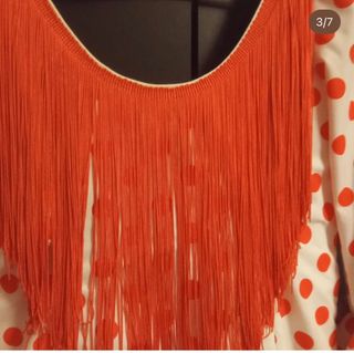 Traje Flamenca Corto Lunares Talla 36-38