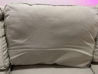 Sofá chaiselongue 3 plazas tela gris