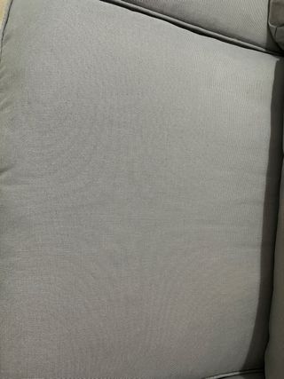 Sofá chaiselongue 3 plazas tela gris