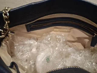 Bolso Uterque azul marino