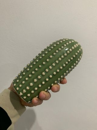 Jarrón Cactus Ikea Cerámica Verde