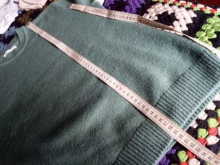 Jersey Zara Verde Talla M/L Acrílico y Lana