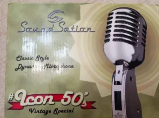 Microfono Sound Station Icon 50's Vintage