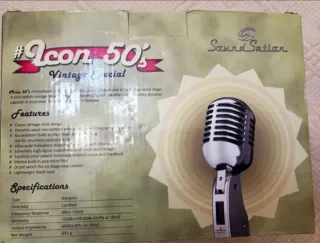 Microfono Sound Station Icon 50's Vintage
