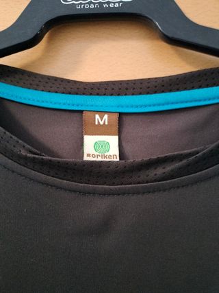 Camiseta deportiva gris M