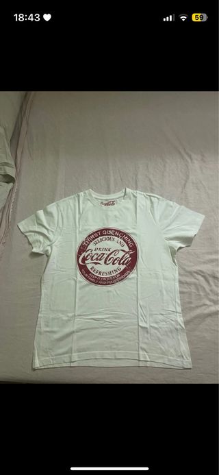 Maglietta Uomo Coca-Cola Bianca