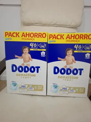 Pack 2 Caixas Dodot Sensitive T4+ 96 Unidades