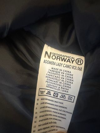 Abrigo Geographical Norway Camuflaje