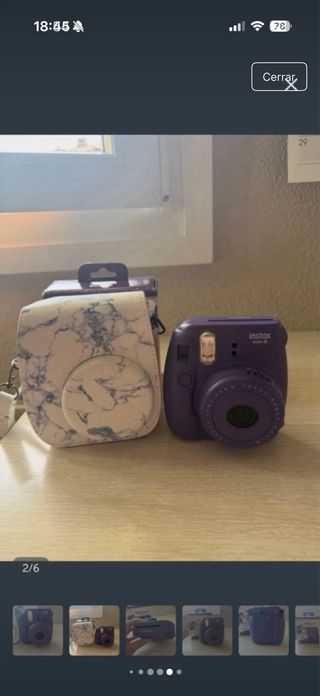 Cámara Fujifilm Instax Mini 8 Morada