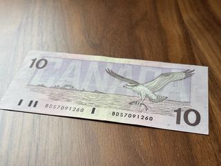Biglietto da 10 dollari canadesi