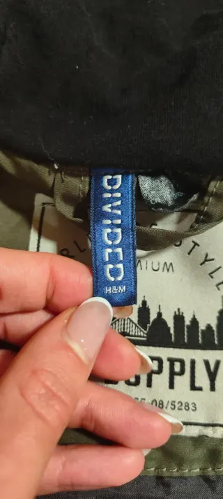 Giubbotto con cappuccio verde ragazzo H&M